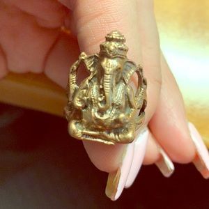 Elephant buddha ring